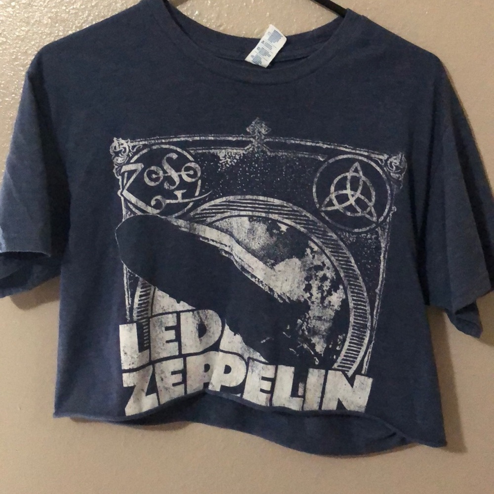 Led Zeppelin Crop Top